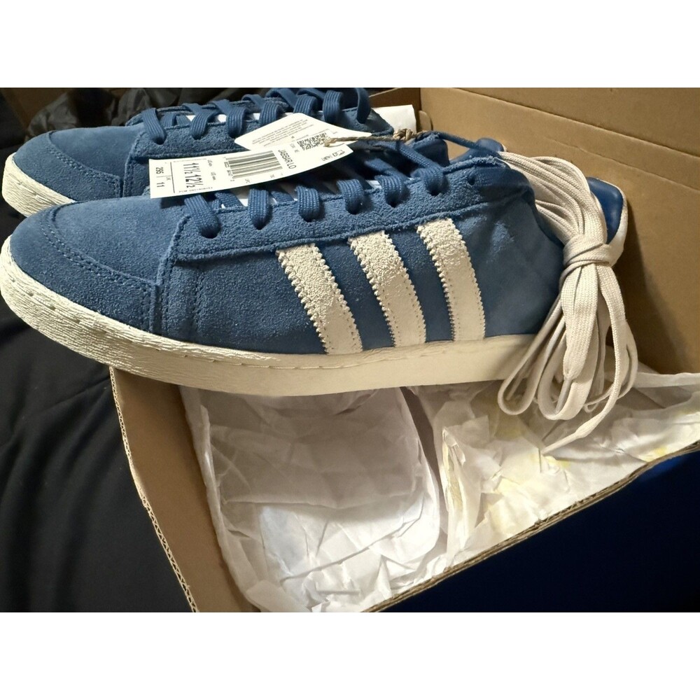 adidas Jabbar Lo KI6562 Dusky Petrol Alumina Cloud White Low Top Sneakers 11.5 - Picture 7 of 8